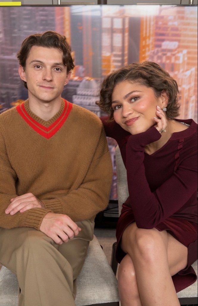 FilmUpdates's tweet photo. Tom Holland and Zendaya for ‘SPIDER-MAN: BRAND NEW DAY’ press. https://t.co/7k08CHZ7ck