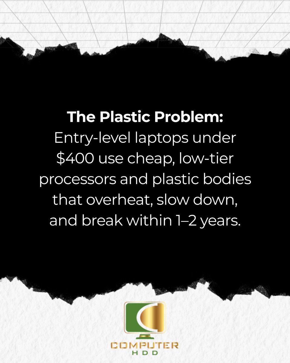 computer_hdd_'s tweet photo. If you’re buying cheap, entry-level consumer laptops just for basic home or office work, you might actually be losing money in the long run. 📉❌

Most low-budget laptops sacrifice cooling systems.
.
.
#SmartTech #RefurbishedDesktop #BusinessPC #ThinkCentre #DellOptiplex https://t.co/7n0bXo1Khy