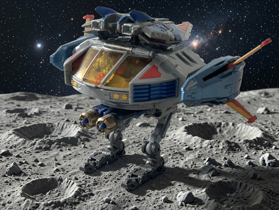 GunnerMicro's tweet photo. 月面基地からの出動🚀

#ダイアクロンコンペX https://t.co/YQBZ98kpgP