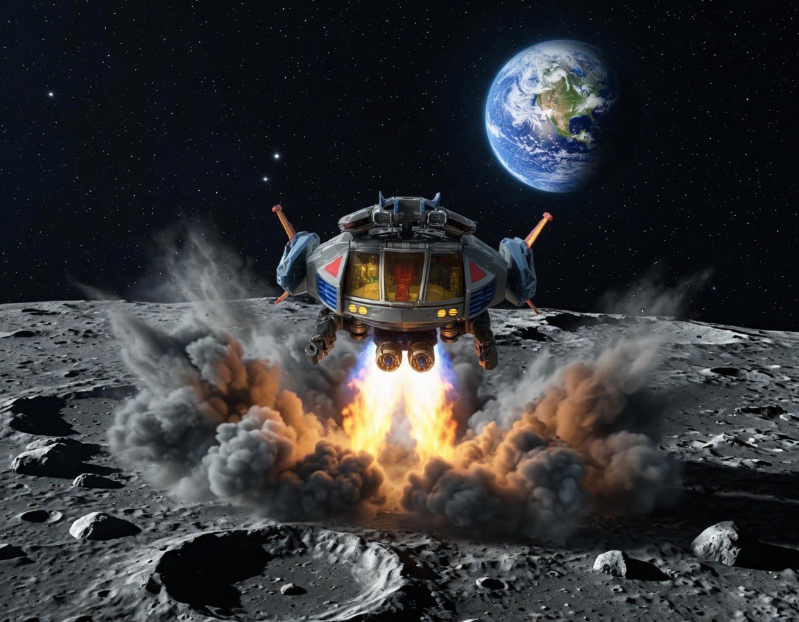 GunnerMicro's tweet photo. 月面基地からの出動🚀

#ダイアクロンコンペX https://t.co/YQBZ98kpgP