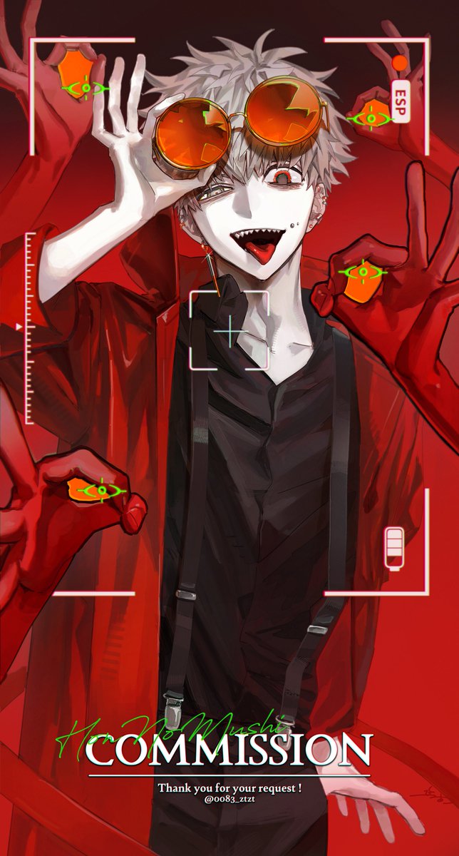 wqGGoxuL9pETugg's tweet photo. 安楽描いていただきました！！！！！めちゃめちゃかっこいい〜〜〜！！？！？！？！？！？！？表情と質感良すぎる……背景の手解釈ほんまかっこいい〜〜〜ありがとうございます！！！！🥳🥳🥳🥳🥳🥳 https://t.co/RX149Ekr44