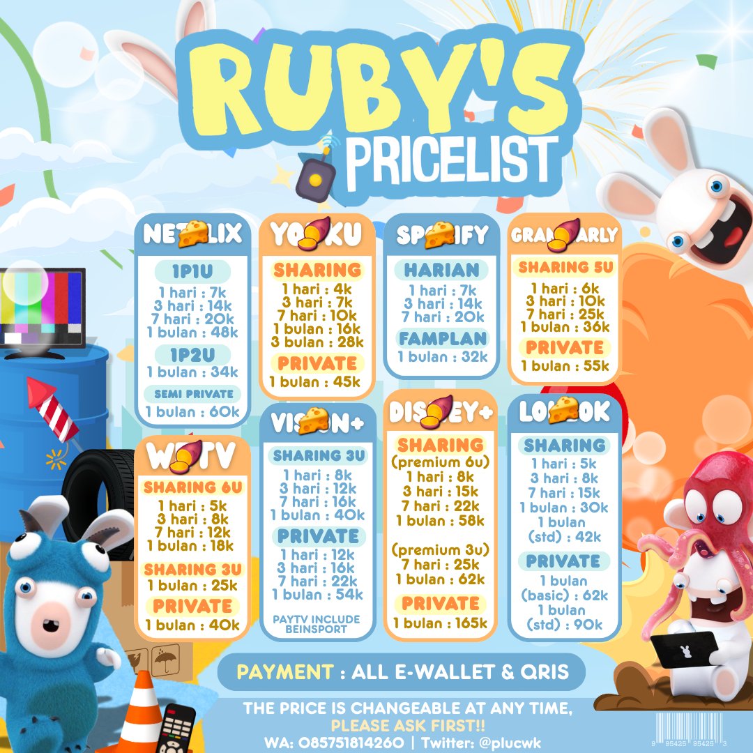 plucwk's tweet photo. hellobello! 🧩⭐️🦌🪁👧🏻
marii jajan yuuu di aku, bisa klik link we-a aku ini yaaa https://t.co/CoKOZZTLHF plz ask first before you buy it ‼️💭 https://t.co/hB9upBlVN7