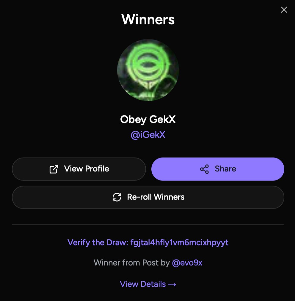 evo9x's tweet photo. And the winner issssss @iGekX , send us a dm for claim! https://t.co/2gBB8ZTQu5