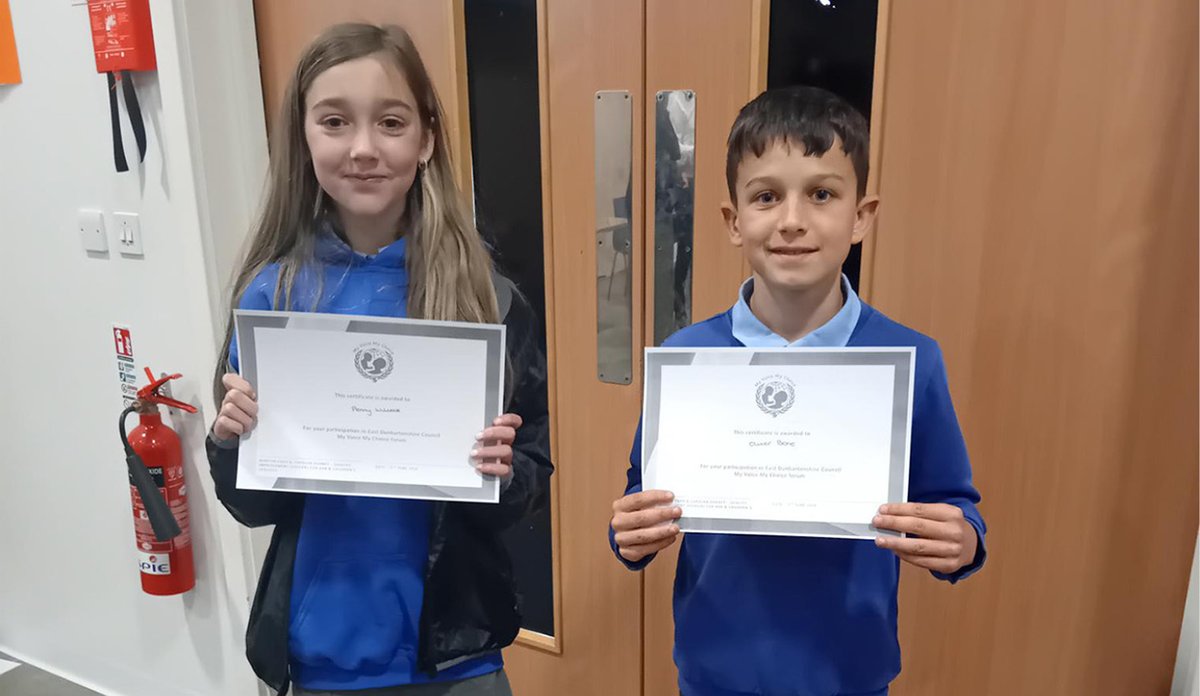 Pupils from Oxgang Primary in Kirkintilloch at the showcase