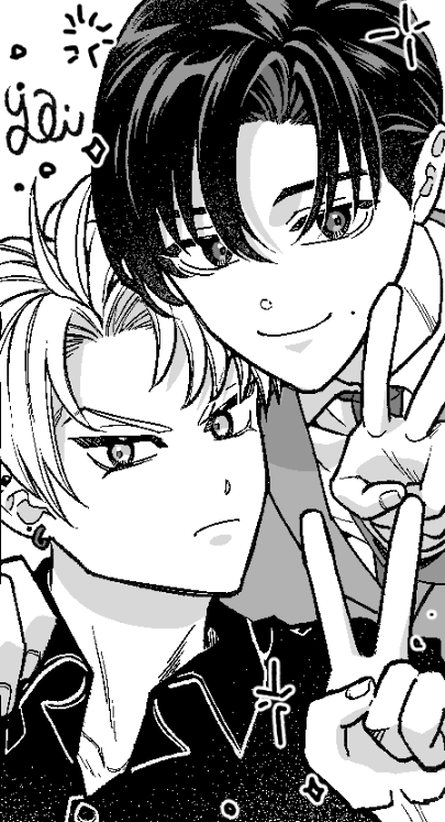 yaikinami's tweet photo. かわ言う！　良と冴空 https://t.co/nl8STCo707