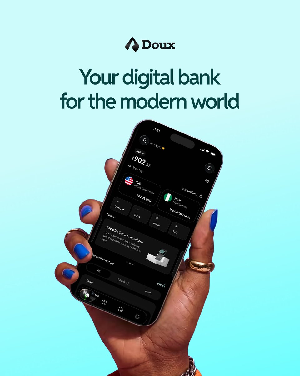 douxfinance's tweet photo. One account, four currencies, 70+ countries 😎 https://t.co/G3WlEUuG1L