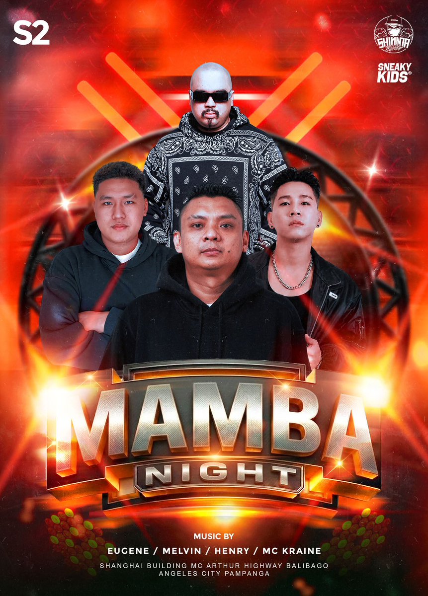 DJMelvinLapera's tweet photo. It’s Mamba Nights Wednesdays at Shinma 2 balibago! See you all on your favorite midweek destination! 😎🐍
#djmelvinlapera #shinma #shinma2 #mambanight #mambanights https://t.co/y68jDpC56v