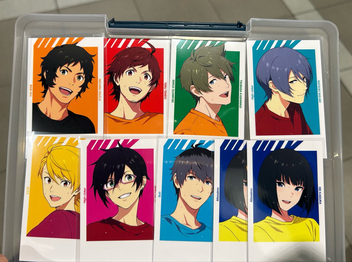 sa__ku__ra___0's tweet photo. 【交換】
SideM FiFS インスタフォト風カード 表情
譲)箔▶︎隼人,恭二,秀,鋭心,道流,タケル
N▶︎道流,輝,翼,夏来,類、四季,恭二,麗×2

求)同種 ピエール,百々人

本日21時頃まで渋谷手渡し
後日郵送にての交換希望です。 https://t.co/ApxXSQGp2l