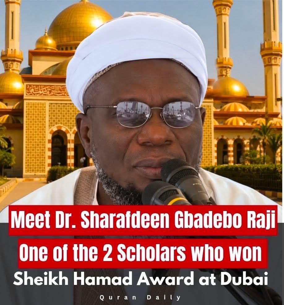 AbdullahIs74903's tweet photo. Meet Dr. Sharafdeen Gbadebo Raji (popularly known as Dr. Sharof) is a renowned Nigerian Islamic scholar, academic, and author. He is highly regarded for his extensive expertise in Islamic Law and Jurisprudence, and he is a prominent voice advocating for authentic Islamic teachings based on the Qur'an and Sunnah.

His background, career, and contributions span several notable areas:

Academic Background: He holds a Ph.D. with distinction in Islamic Jurisprudence from the Islamic University of Madinah, Saudi Arabia, where he graduated with first-class honors.

Roles & Centers: He currently serves as the Director of the Al-Madeenah Islamic Centre in Ogbomoso, Oyo State, Nigeria.

Linguistic & Translation Work: Fluent in Arabic, Yoruba, English, and Hausa, he has served as a translator for the Saudi government. His prolific translation and educational works have earned him international recognition, including the prestigious Sheikh Hamad Award for Translation and International.

Publications: He has authored over 50 volumes on Islamic jurisprudence.

Public Outreach: He maintains a massive digital presence, reaching millions globally through lectures, sermons, and Q&A sessions on platforms like TikTok and Facebook.

Please strive for your Hereafter. We are here today, but none of us knows if we will be alive tomorrow.

May Allah grant us a good end upon Islam and the Sunnah, and make us among the righteous. Ameen.