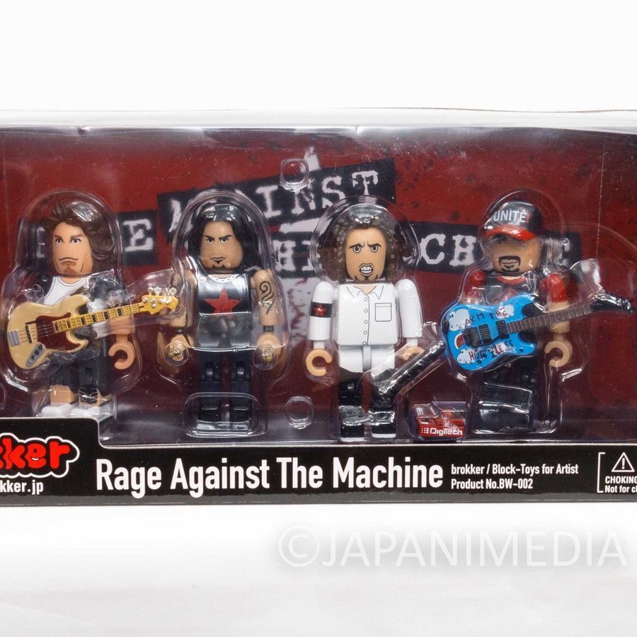 JapanimediaEbay's tweet photo. Classic retro toy! Rage Against The Machine Figure Set Block Toy BW-002 Figure JAPAN, a highly unique alternative rock music group stylized custom designer brick block toy package lot. https://t.co/UYVQDb9eok #RageAgainstTheMachine #DesignerToy https://t.co/sT47ylrg9a