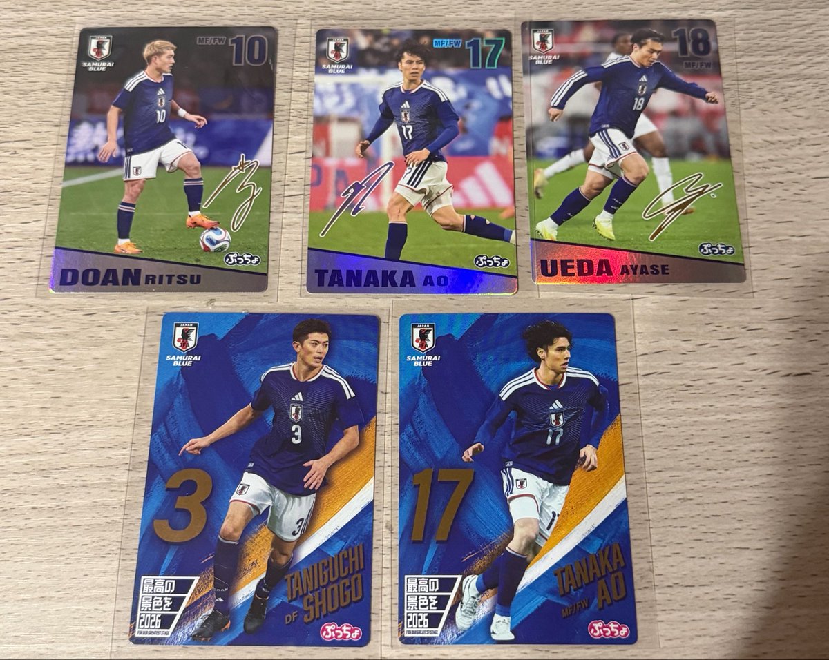 sevenKK07's tweet photo. サッカー日本代表 2026 ウエハース 
ぷっちょ カード 交換

譲⇒画像のカード

求⇒中村敬斗

💎比率違い可能

📮郵送希望 https://t.co/hnt6EQYBTJ