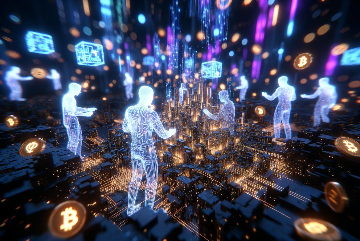 Mintscope1's tweet photo. One of the biggest shifts happening right now:

AI Agents are moving from “cool demo” to “actual on-chain revenue generators”.

Projects like Bittensor (TAO), https://t.co/Pfnq3a6vDA (ASI) and new agent platforms are building the infrastructure for autonomous economies.

MintScope Signal:  
The next big money won’t go to memecoins.  
It will go to protocols that give AI real utility and ownership on blockchain.

Attention is currency.  
Intelligence is the new leverage.

Which AI agent or project are you most bullish on for the rest of 2026? 👇