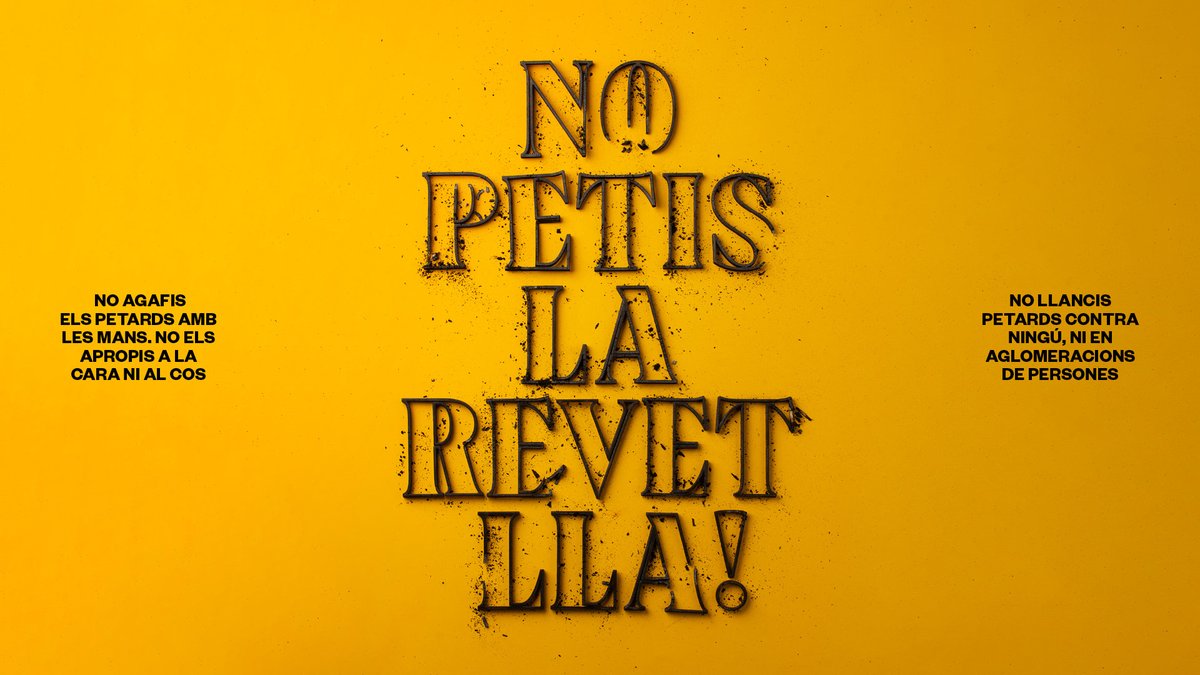 interiorcat's tweet photo. S'apropa la nit de Sant Joan! Gaudim amb il·lusió però amb prudència: no agafis ni llancis petards contra ningú, respecta persones amb hipersensibilitat al soroll i animals.

Consulta consells: https://t.co/5USD8qj5dv https://t.co/Hcs13ZugMg