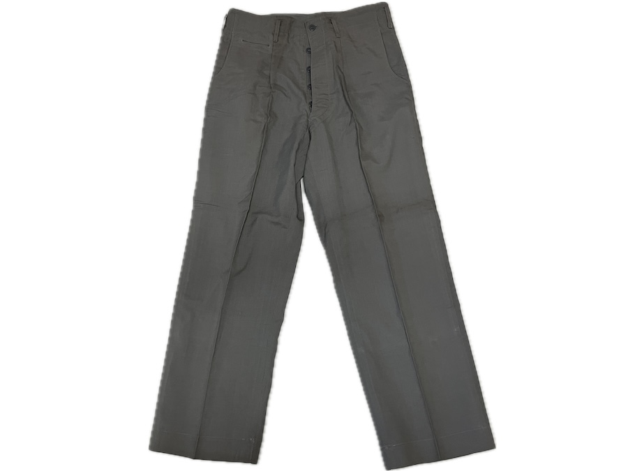 E01s_workshop's tweet photo. An issued pair of JGSDF "Type 60 Summer Uniform, Type 2 Trousers (Size 3)" that was made in 1966-3.

I believe the user of these trousers was in the JGSDFs 9th Infantry Regiment. I haven't translated the name as I don't recognize some of the characters.

More photos in comments: https://t.co/Le0ZEOcpQ8