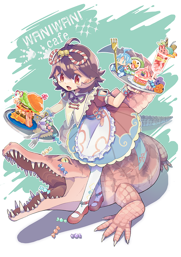 fujituki's tweet photo. #世界ワニの日🐊　
らしいので再掲失礼～🧁🍬🍴 https://t.co/p3bvqhePGp