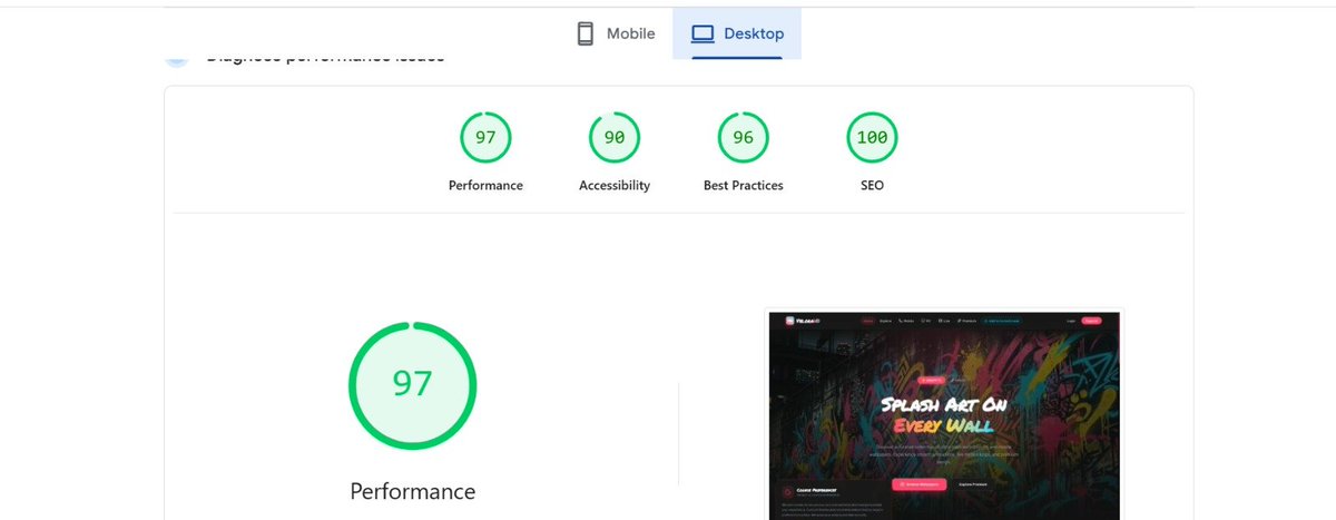 rupam_exe's tweet photo. Have u ever checked how fast ur website is and whether it's optimized for mobile and desktop??
Including ur SEO score? share urs n If u wanna achieve this, Comment " Guide" 

#tech https://t.co/e0xz7tdlXJ