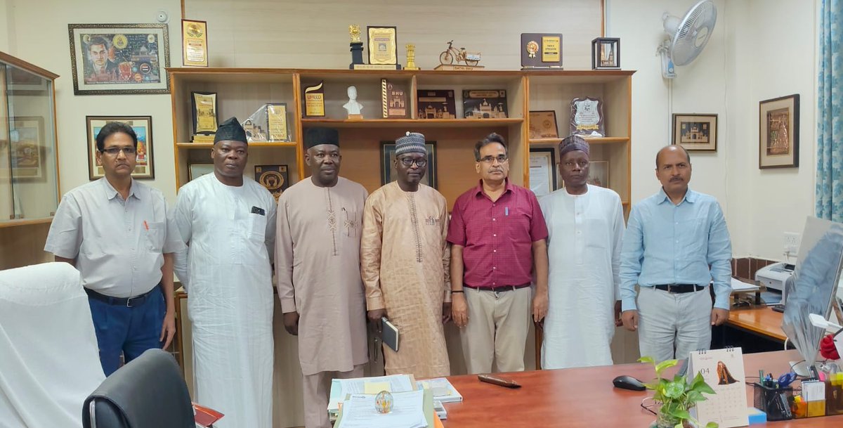 Director_ISc's tweet photo. A delegation from Adamawa State University, Nigeria, visited the Institute of Science, BHU, and held discussions on potential areas of collaboration, including the utilization of the University's SATHI facility. https://t.co/FJyoObhmdH