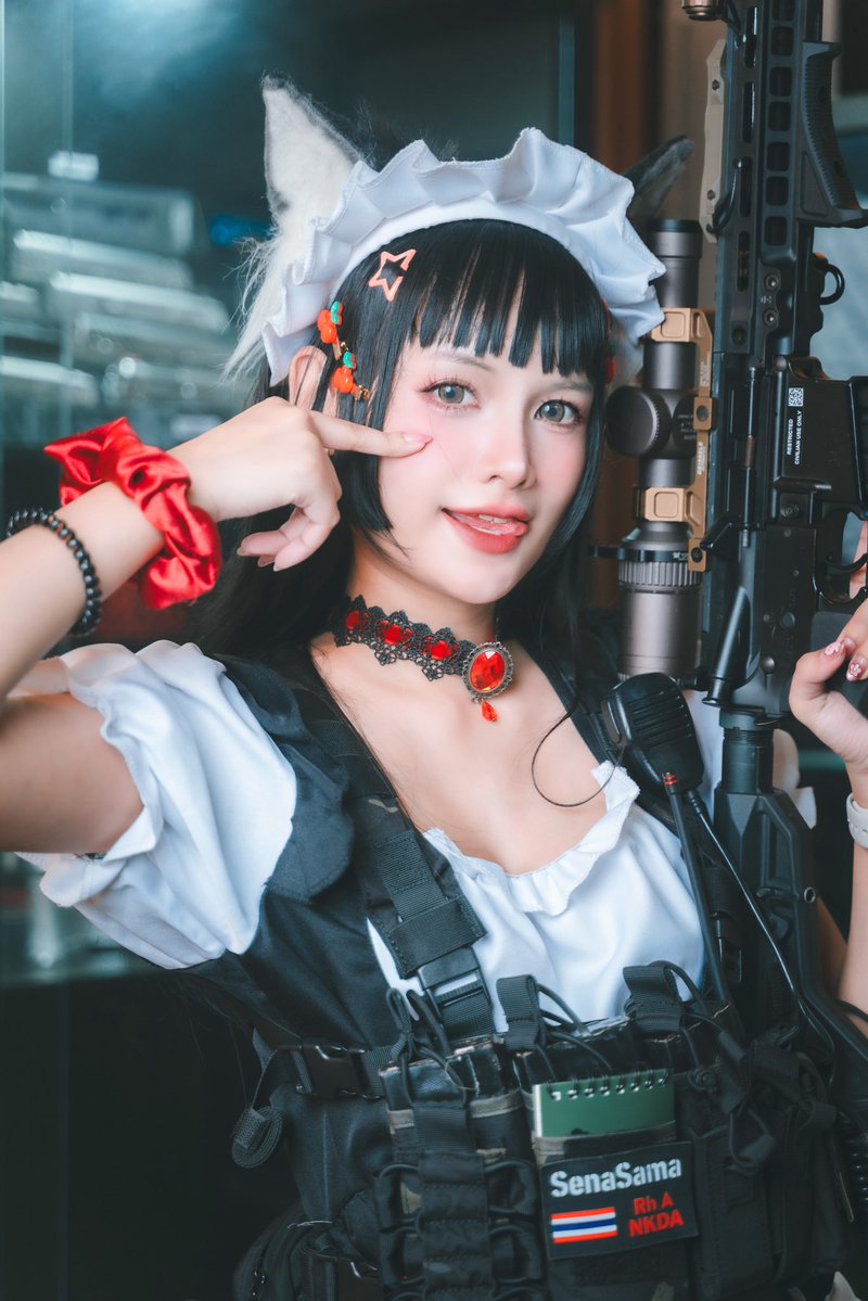 senasama221's tweet photo. คุณเมดดุดัน~🖤

#tactical #tacticalgirl #gungirl https://t.co/H2pgRYNiM8