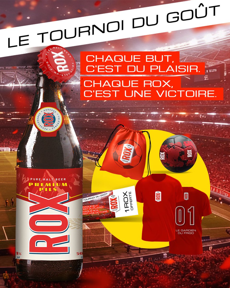 theROXbeer's tweet photo. À Douala, on ne regarde pas juste le foot : ON LE VIT! 🔥
Jeux, ROX, t-shirts personnalisés, ambiance FOLLE...
Venez! On vous donne même des blagues gratuites 😂
#CamFootball #ROXBIERE https://t.co/1fOME1CnvS