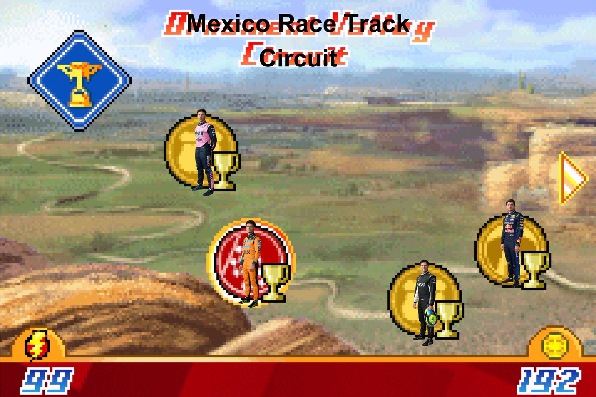 LokMengHong2's tweet photo. @F1 - GBA: HD (Online)
9) Max's Challenge
10) Mexico Race Track to United States
11) Mexico Race Track Circuit
12) French Track Dash https://t.co/FKpeA0Ksu1