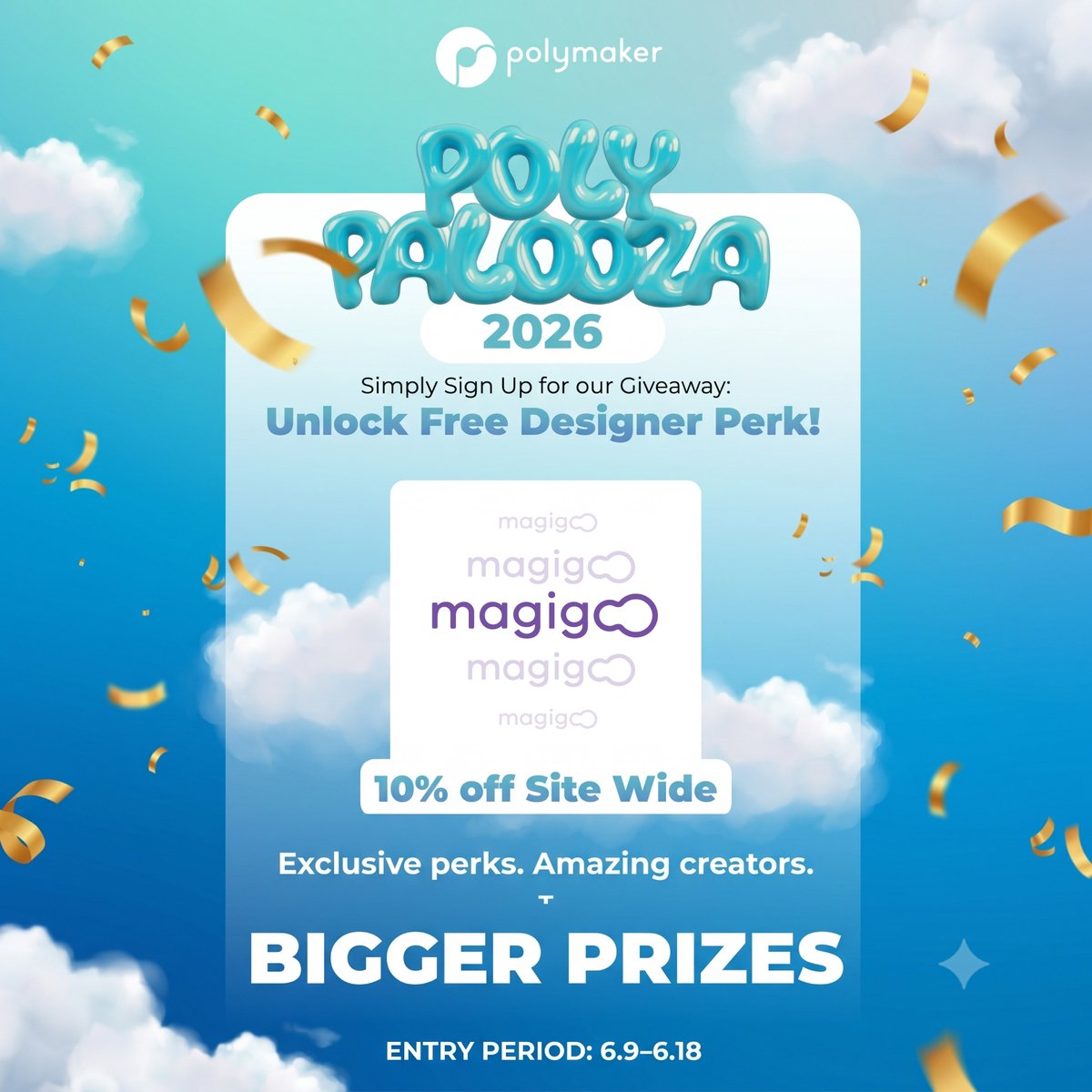 Thought3D's tweet photo. Proud to be part of #Polypalooza with @Polymaker_3D  and an amazing group of creators.

Exclusive perks from Magigoo and Drywise are available through June 18. Better adhesion. Better filament preparation. Better prints.

#3DPrinting #Magigoo #Drywise #MakerCommunity https://t.co/AukAAH86aK