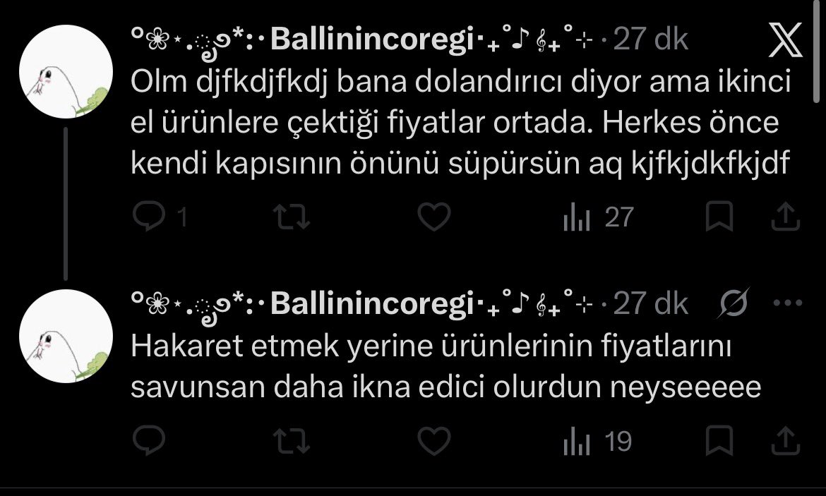 mnimay97's tweet photo. beni tanımadan etmeden konuşuyorsun ya patlıyorum sana amk çocuğun tekisin yemin ediyorum 😹😹 sataşacak bir şey bulamadın tabii bi arkadaşın ilanıma bilmeden etmeden bana attığı mensi gelmis dolandırıcıymışım gibi damgalıyorsun aq tabii başka yazacak bir şey bulamadın embesil seni şu sitede bir dolandırıcı varsa oda sensin ben bütün ürünleri aldığım ya da piyasa fiyatına satıyorum gayette alıcısı oluyor senin gibi millete fake pc satıp orijinal diye yutturmuyorum amın evladı siktir git amk şu siteden ifşaların çıkmasına rağmen utanmadan hala burda barınıyorsun