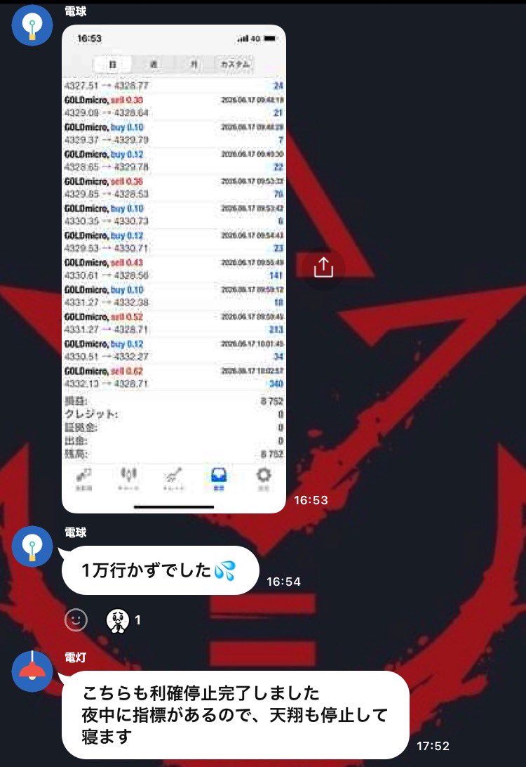 vukxv's tweet photo. 破天EAが人気の無限グループ🔥
新しいEAも好評です！

最近の相場に合わせた爆益System【破天】も
突発的なトレンドに耐える【天翔】

本日のトレンドも、レンジもしっかりとらえます‼️

参加はプロフよりお願いします

祝ステラ1周年/ひなた坂46LIVE_DAY2/インファイト/摂食障害 https://t.co/1MtwLkGcEA