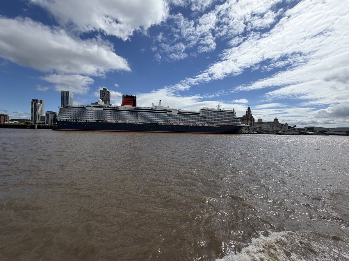 LpoolCityRegion's tweet photo. The marvellous Queen Anne Cruise Ship is back in Liverpool today 🚢

The best spot to view Cunard’s 1058-foot ship is from a @MerseyFerries River Explorer Cruise. 

They are running special cruises, featuring live commentary from a Blue Badge Guide until 4pm.

More info👉 https://t.co/e3PtdMaPCf