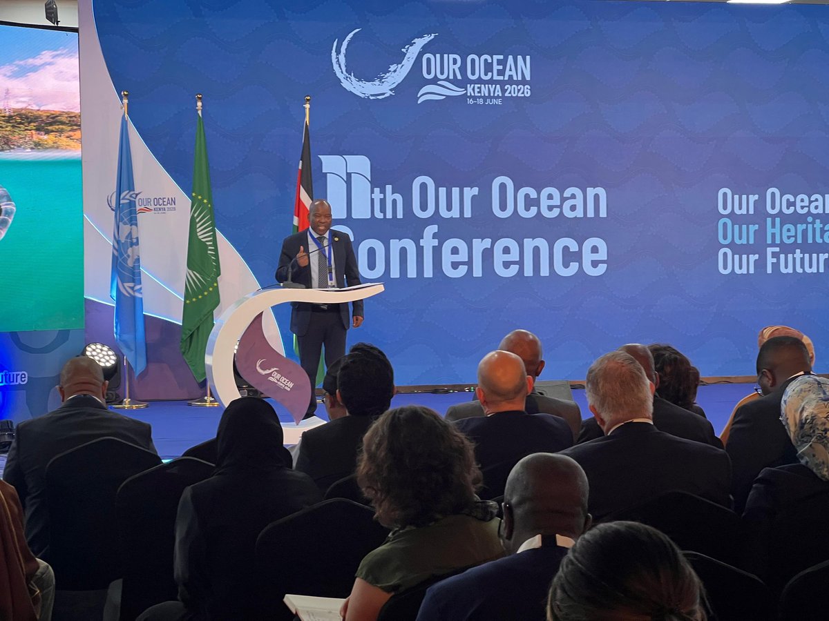 MosesVilakati's tweet photo. #OOC11: I had the distinguished honour to deliver opening remarks at the 11th Our Ocean Conference in Mombasa, Kenya. @OurOceanOOC

As Africa's first-ever host of the Our Ocean Conference, Kenya has set a historic milestone for the continent's blue economy agenda. I emphasized that while Africa has developed strong policy frameworks for sustainable ocean governance, our greatest challenge now is implementation.

Together, we must accelerate investments in sustainable fisheries, aquaculture, maritime infrastructure, marine conservation, innovation, and ocean science, while ensuring that women and youth are at the forefront of Africa's blue economy transformation.

Our Ocean. Our Heritage. Our Future.

@au_ibar