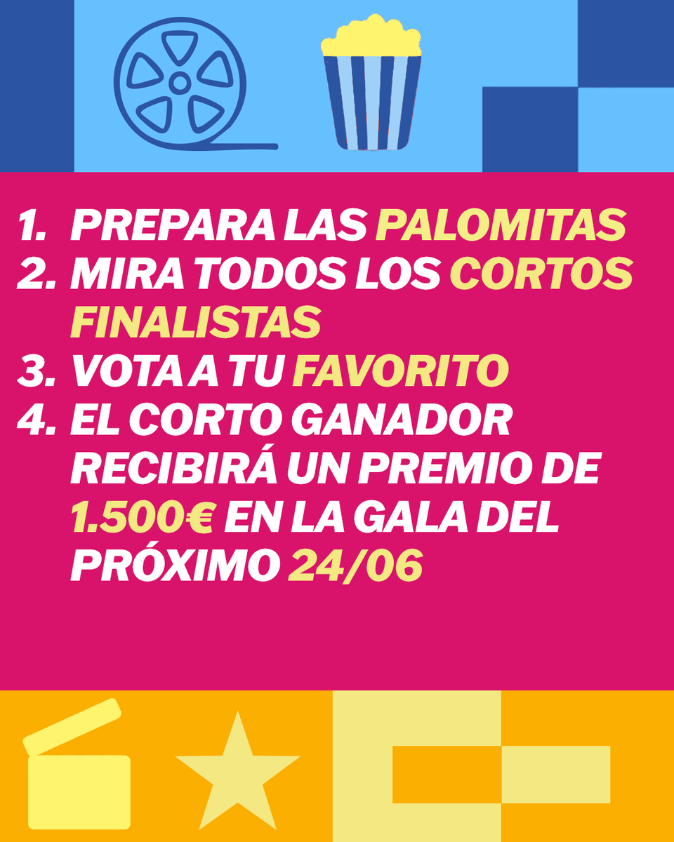 OUIGO_Es's tweet photo. Ya puedes votar por tu corto favorito entre los 10 finalistas de la 5ª edición del Festival de Cortometrajes OUIGO Orgullo 2026 🏳️‍🌈🏳️‍⚧️  https://t.co/UBboMGMpuF 🔗
Tienes hasta este domingo 21/06⬇️🧵 https://t.co/8ZwfiWSB7c