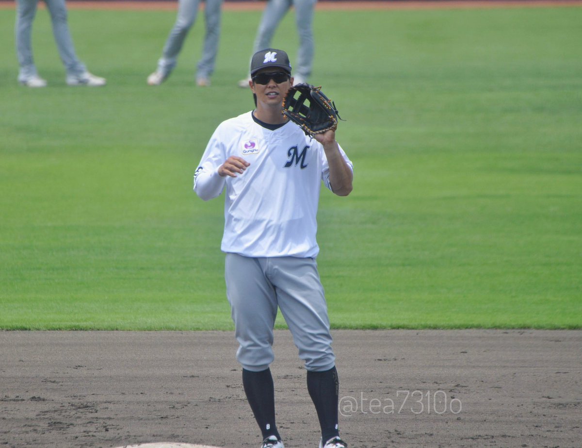 tea7310o's tweet photo. 2026/06/13 鎌ヶ谷
サングラスマジック🕶️🪄
中村さんに呼ばれたい人へ(違)

#chibalotte
#中村奨吾 https://t.co/FR9825ubig