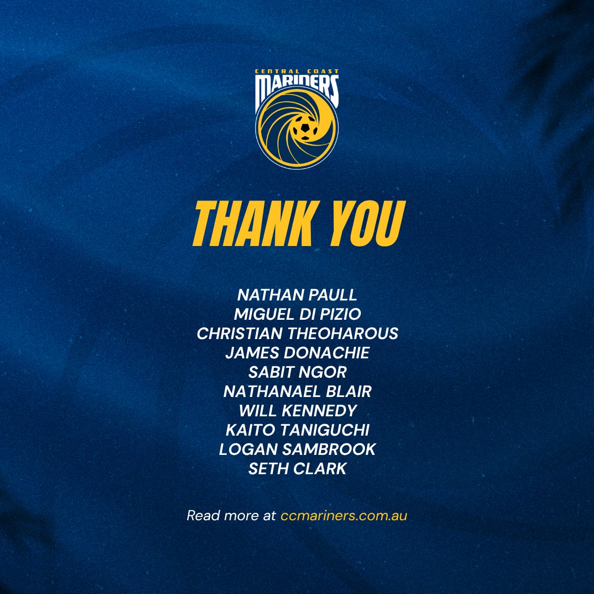 Central Coast Mariners tweet media