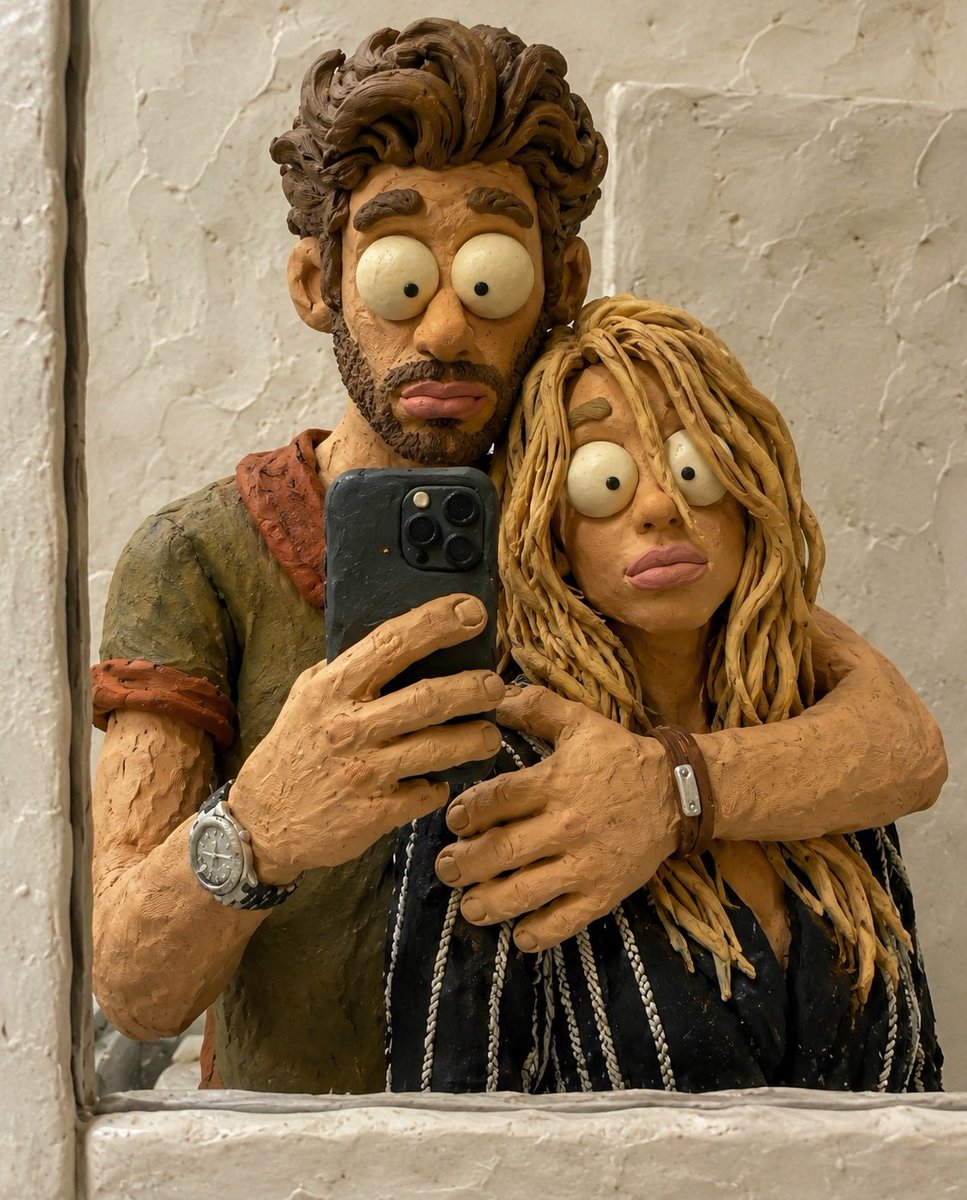 frametheory058's tweet photo. Turned a Normal Photo Into a Chaotic Claymation World 😂😂using GPT IMAGE 2 on @Lart_AI 

https://t.co/I1ey2GMa9w

Prompt ⬇️ https://t.co/A7ezGIkoAY