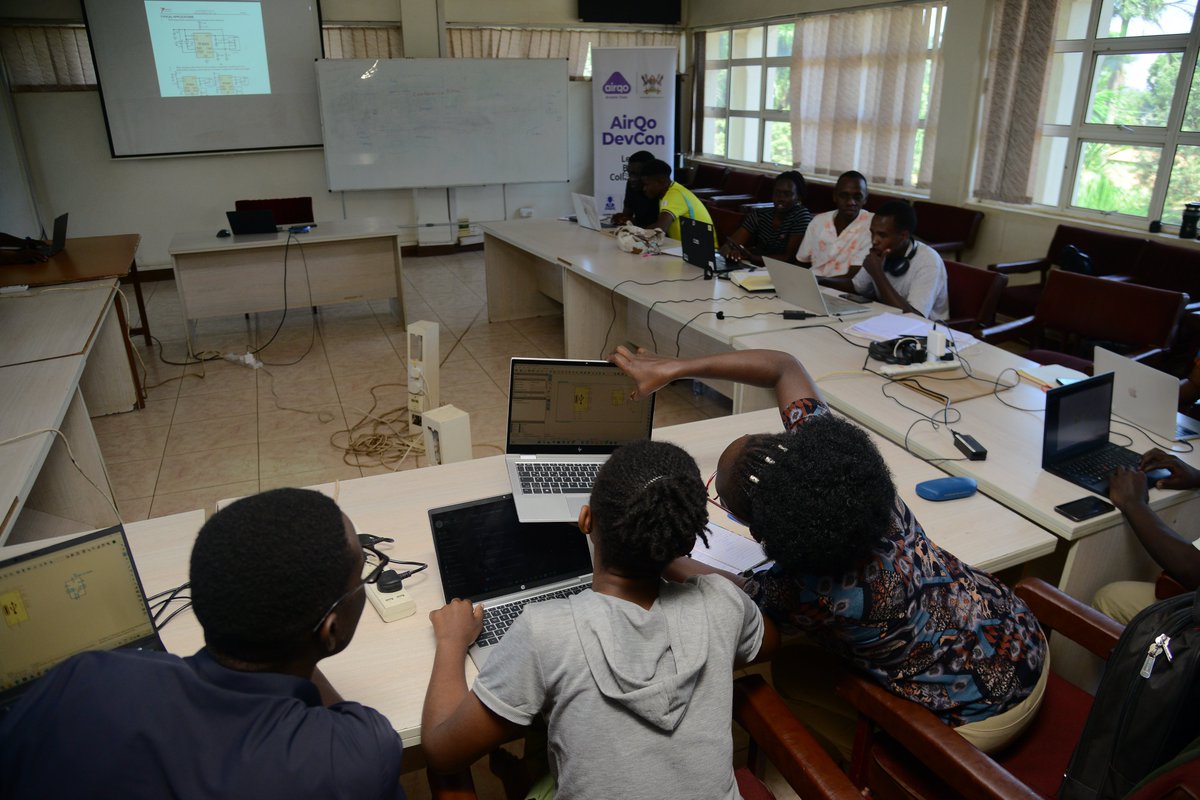 AirQoProject's tweet photo. Building the next generation of African techies starts with access, mentorship, and hands-on learning.

We’re kicking off the #AirQoDevCon Hardware & Firmware Track, bringing together students who are ready to move from ideas to prototypes.

Over the next two days, they’ll design, solder, flash, test, debug, and learn what it takes to build real hardware! Here's to the future of African tech being built by young innovators solving challenges close to home.