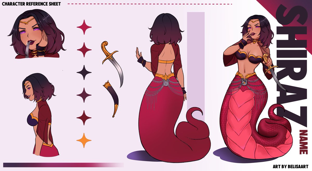 TheLordM90's tweet photo. @IvoryVT_x Sexy dancer/assassin lamia mommy ❤️🐍😘😈 https://t.co/tA9MiSCjZ1