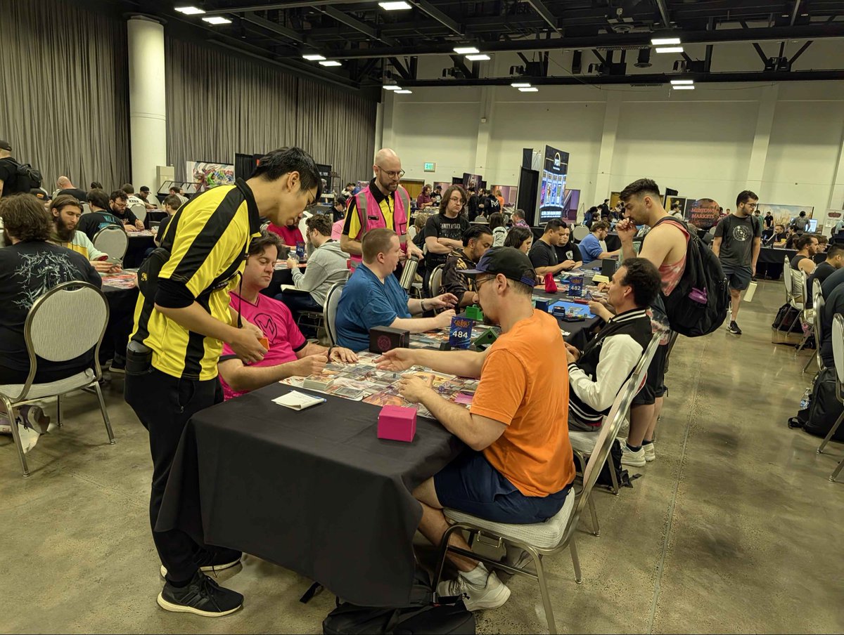 FaBJudges's tweet photo. Thank you to all the judges and staff who made the biggest U.S. National Championship yet a fantastic event! Your hard work and dedication created an amazing experience.

We’re looking forward to all the other Nats taking place over the next three weeks. GL!
#fabjudges #fabtcg https://t.co/4NkwnpQcX0