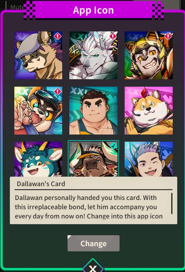 RMicalae's tweet photo. @XXLWOOFIA This is the new icon design.

New players must fill up the friendship level for that character, claim the rewards shown in the image, and then change the icon design in their settings. https://t.co/unI3qo7xHS
