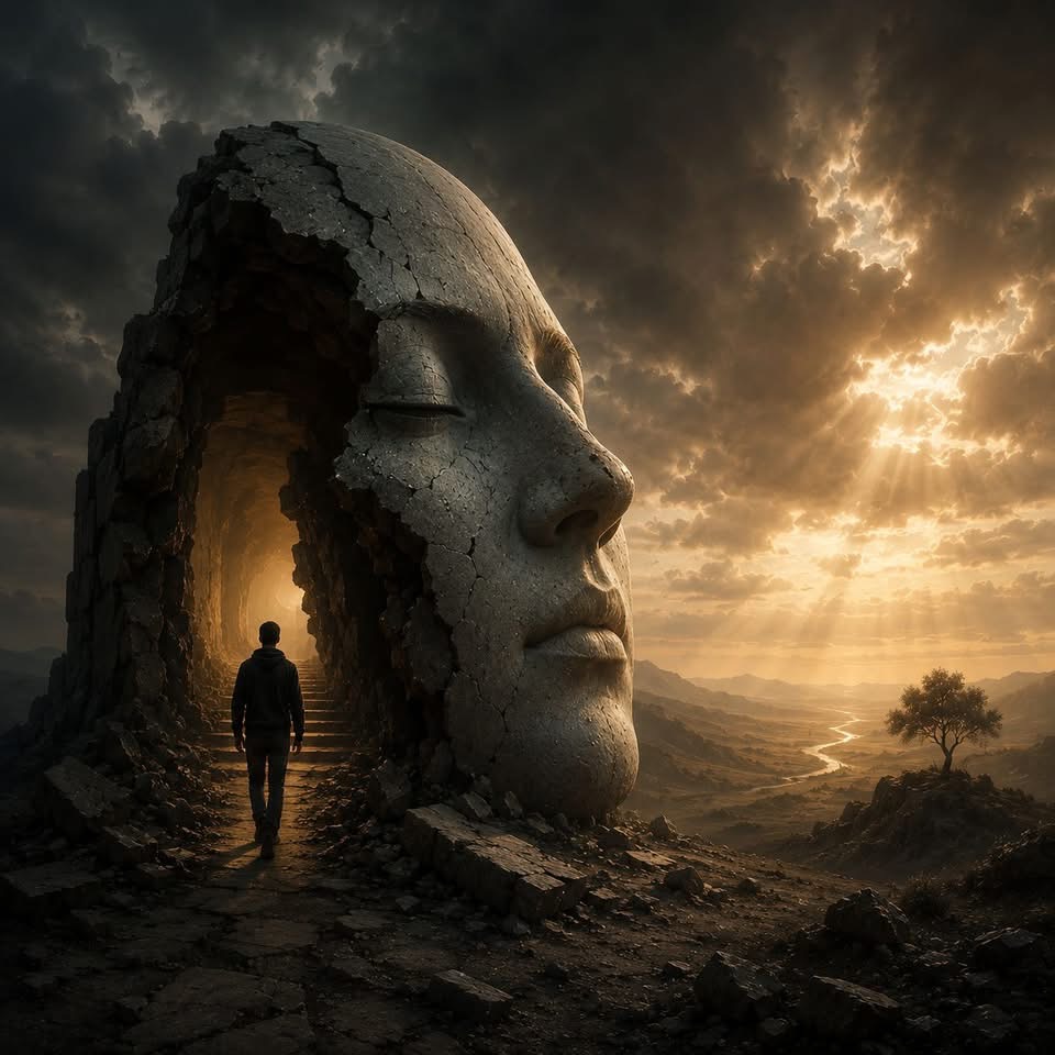 maximumpain333's tweet photo. Carl Jung once said: “People will do anything, no matter how absurd, to avoid facing their own souls.”

And the most absurd thing we do isn’t what you think. It’s not addiction. It’s not distraction. It’s the quiet, lifelong construction of a completely comfortable life, and then calling it wisdom.

You built the fortress brick by brick. The stable job. The predictable routine. The relationship that never asks too much. The carefully managed calendar with zero unstructured risk. And from the outside, it looks like you made it. From the inside, something is dying so quietly you can almost pretend it isn’t happening.

The soul doesn’t speak in panic attacks. It speaks in a hollow ache. A vague sense that your real life hasn’t even started. A creeping dread that you’re becoming a spectator in your own existence. You try to name it, burnout, maybe, or just getting older, but the names don’t stick because the wound isn’t physical. It’s existential.

Here’s what nobody warned you about: the psyche does not run on comfort. It runs on tension. The tension between who you are and who you sense you could be. When you eliminate all resistance, you don’t get peace. You get numbness. And numbness, left long enough, starts to feel exactly like grief, except you can’t locate what you’ve lost, because what you’ve lost is yourself.

Jung called the path out of this coffin individuation. Not self-improvement. Not manifesting abundance. A slow, terrifying process of becoming who you were meant to be beneath all the safety you mistook for living. And individuation doesn’t start with adding something new. It starts with letting the false temple crumble. The one you built to the god of security.

The door isn’t locked. It never was. But you’ll have to stop calling the cage a home before you can walk through it.

If something in you stirred while reading this, that quiet, inconvenient pull toward a life you’ve been avoiding, don’t numb it. Don’t schedule over it. That’s not anxiety. That’s the beginning of your soul finally getting your attention.

✨🙌🏾💫