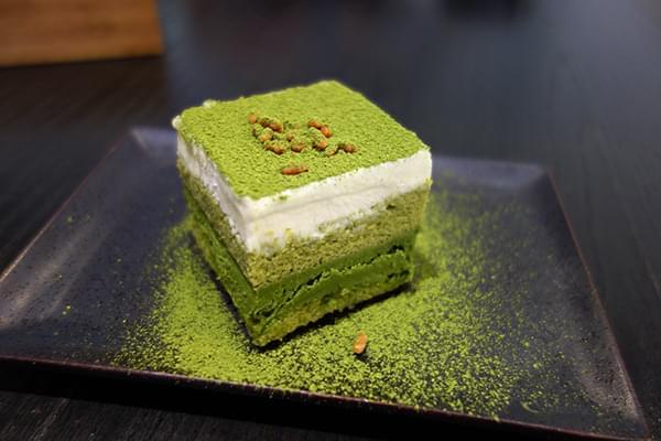scallyzz's tweet photo. [Just had the BEST matcha tiramisu at that tiny café on 5th St—creamy, not too sweet, perfect earthy matcha flavor hit 10/10  Hidden gem alert!]， https://t.co/hF4BojhyZt