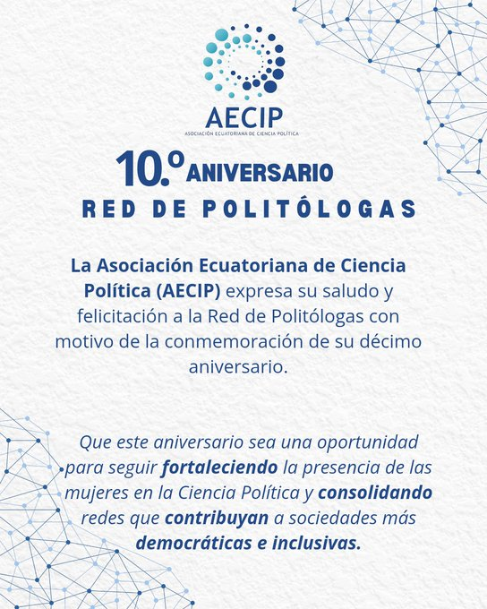 Welpita's tweet photo. 💥Hace 10 años, @flaviafrei nos propuso una idea que la retórica de la intransigencia habría condenado al irremediable fracaso. 
Hoy, las principales asociaciones de ciencia política latinoamericanas la celebran. 🎉
@jujuchi @RedPolitologas https://t.co/GgarZWkDtf