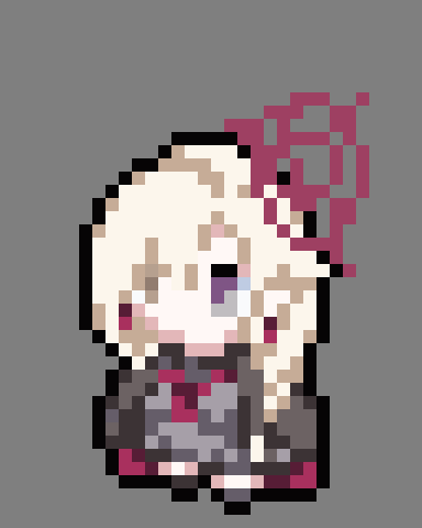Gatialo_On's tweet photo. 七稜アヤメ（黄昏）
#ブルアカ #BlueArchive #ドット絵 https://t.co/XuUwq6exXb