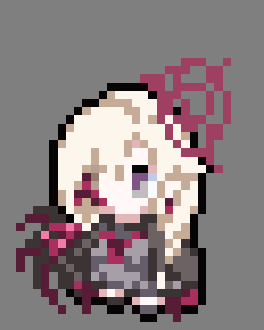 Gatialo_On's tweet photo. 七稜アヤメ（黄昏）
#ブルアカ #BlueArchive #ドット絵 https://t.co/XuUwq6exXb
