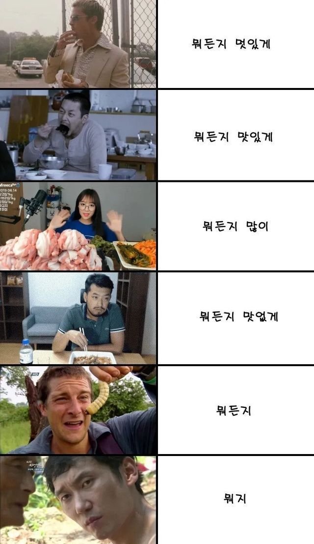 sattosi84's tweet photo. 유명인들의 무엇을 먹는가에 따른 감정 상태 https://t.co/y8wRIzT82z
