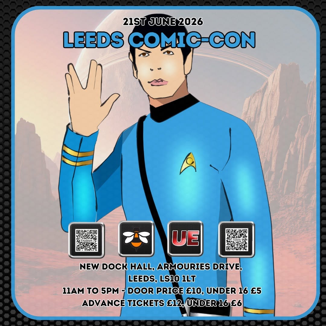 SteveGreavesArt's tweet photo. Wilderness Bonsai will be at Leeds Comic-Con on Sunday 21st June 2026
We have anime figures, t-shirts, bags, pins and other goodies See you there!
#leeds #comiccon #anime #comics #cosplay #unleashedevents #marvel #DC #manga #unleashed #unleashedevents #startreck #starwars https://t.co/a19nDaluUa