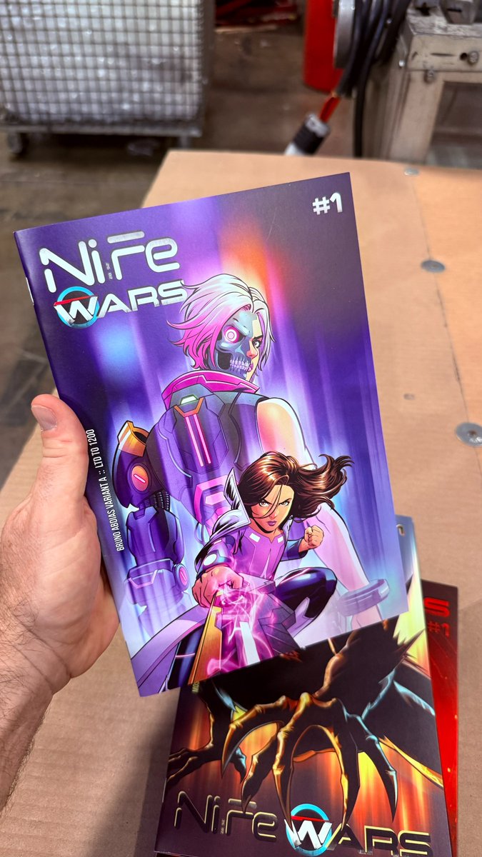 NiFeWARS's tweet photo. COVER ARTIST SPOTLIGHT:  Bruno Abdias (@bruno_abd)

Bruno is one of the artists behind the NiFe WARS #1 blind bags, and we're glad to have him on board.

Bruno is the 2022 Top Cow Talent Hunt winner, with credits across DC (Titans, Cyborg), Marvel (White Tiger: Reborn), and Image/Top Cow, including variant covers for The Darkness and Witchblade.

Here's an interesting fact about his NiFe WARS #1 variant covers. Cover A and Cover B come from one single Bruno piece, given two completely different color schemes by colorist PH Gomes (@phgomesart). Same art, two moods, two collectibles.

Cover A has 1,200 in the run. Cover B is the rarer of the two at 600.

So we have to ask 👇 COVER A or COVER B? 

Drop your pick in the comments.