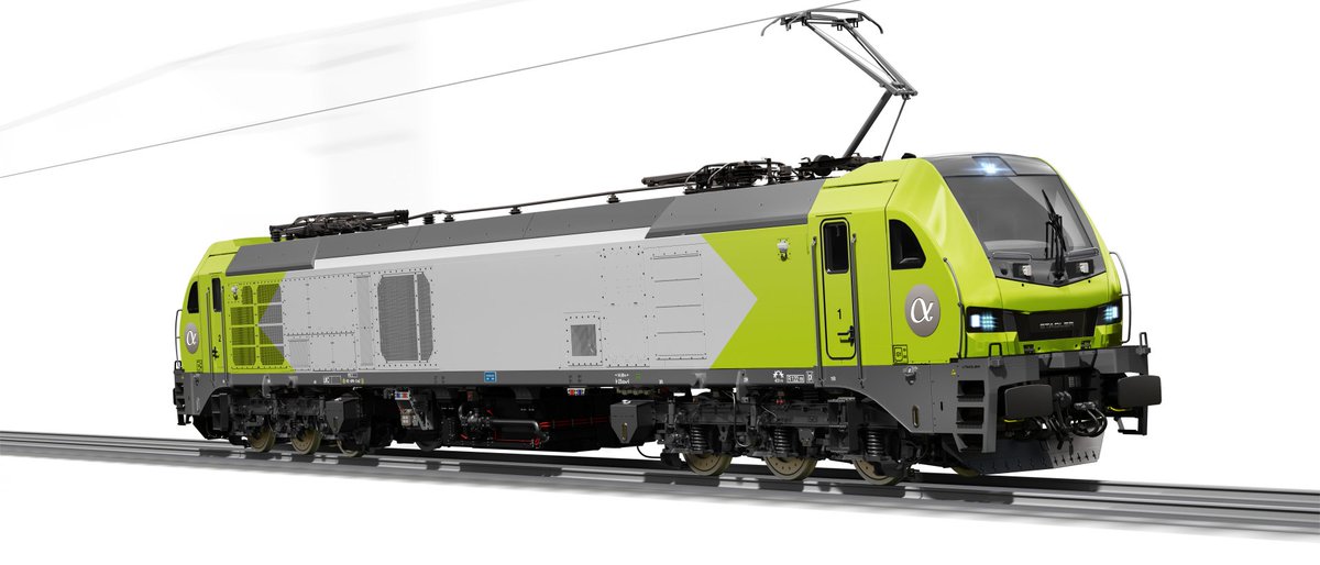 Moneycab's tweet photo. Der Ostschweizer Zughersteller #Stadler hat einen Auftrag über 25 weitere elektrische #Mehrsystemlokomotiven des Typs #EURO6000 erhalten. #AlphaTrains https://t.co/PwElZH6fwX https://t.co/9vTqziY2Sn