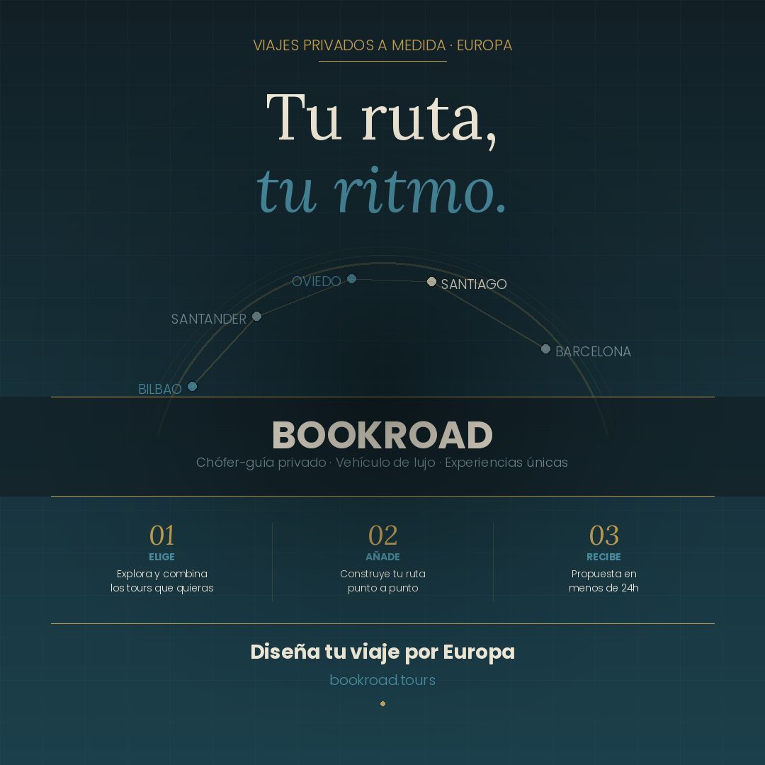 Bookroad_eu's tweet photo. 🗺️ Tu viaje, a tu manera.

Rutas privadas por Europa con chófer-guía y vehículo de lujo. Elige tus destinos, nosotros nos encargamos del resto.

✨ Propuesta en menos de 24h → https://t.co/8Sh3B0RZUu

#ViajesAMedida #EuropeTravel #Bookroad https://t.co/TBk2oqkVky
