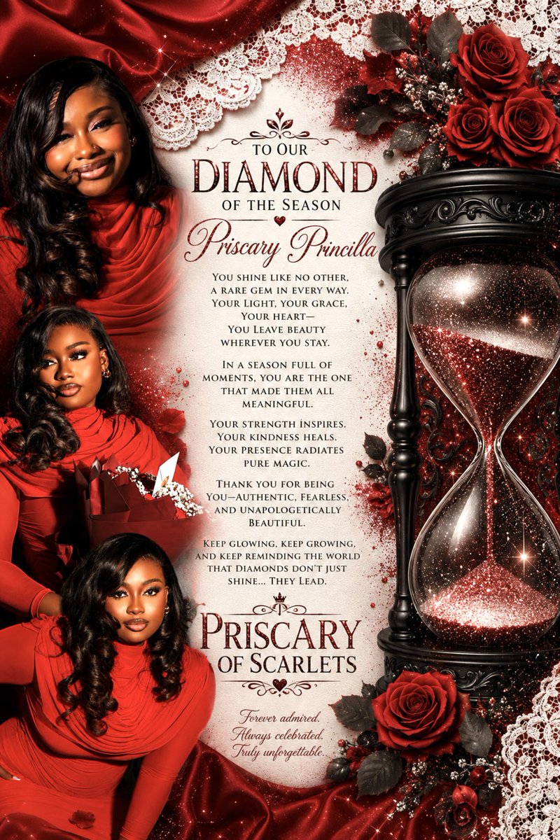 LetHerCookPS's tweet photo. A letter to our Diamond of the Season 💎⏳❤️

LETTER TO PRISCARY
FOREVER WITH PRISCARY
SCARLETS X PRISCARY
#PrincillaPriscary
#Scarlets

#PerfectMatchXtra https://t.co/m5wYjss5Kh
