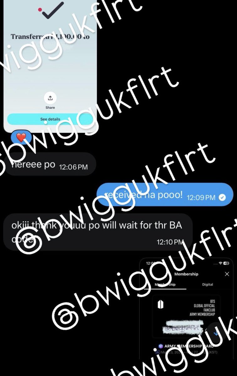 bwiggukflrt's tweet photo. sold my army membership for presale 💔 https://t.co/5XMayskJyr