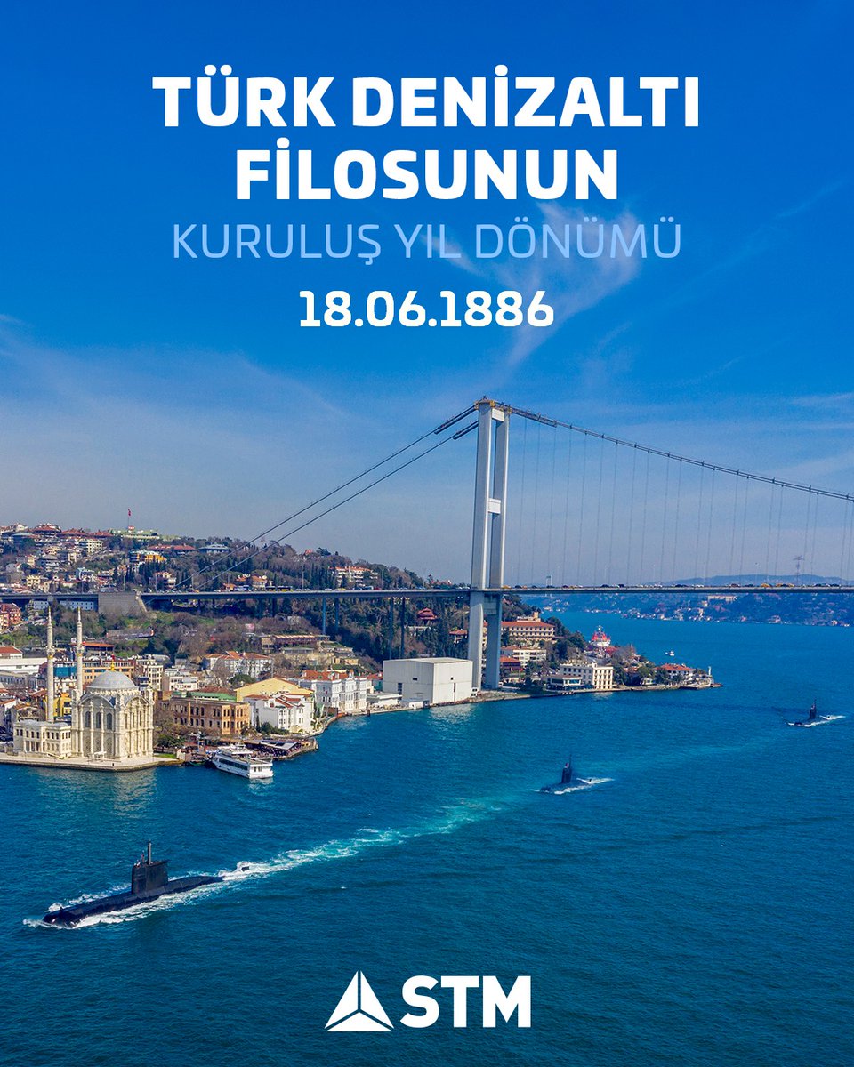 STMDefence's tweet photo. Sessiz, derinden ve daima görevinin başında… ⚓🇹🇷

#MaviVatan’ın derinliklerinde caydırıcılığımızın en güçlü unsurlarından olan şanlı Türk Denizaltı Filosunun 140. kuruluş yıl dönümünü kutluyor, kahraman denizaltıcılarımıza başarılar diliyoruz. 

#MillîMühendislik gücümüzle karanlık suların korkusuz savaşçılarının her daim yanındayız.

#18Haziran1886
